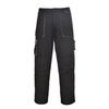 Portwest Texo Contrast Trousers, TX11, Black, Size XXXL